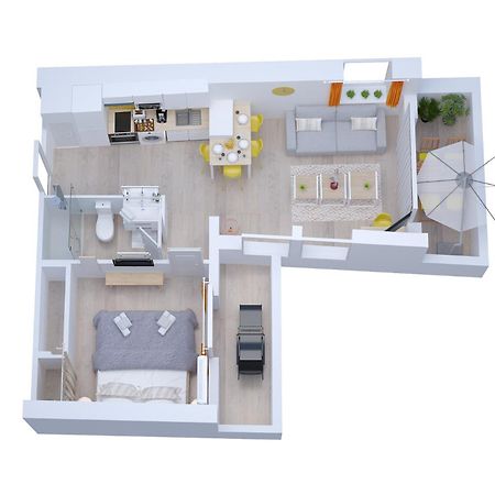 Soleil D'Ete - Netflix & Wifi - Balcon - Climatisation - Parking Gratuit - Check-In 24H24 - Emplacement Velos - Goodmarning Chalons en Champagne Bagian luar foto