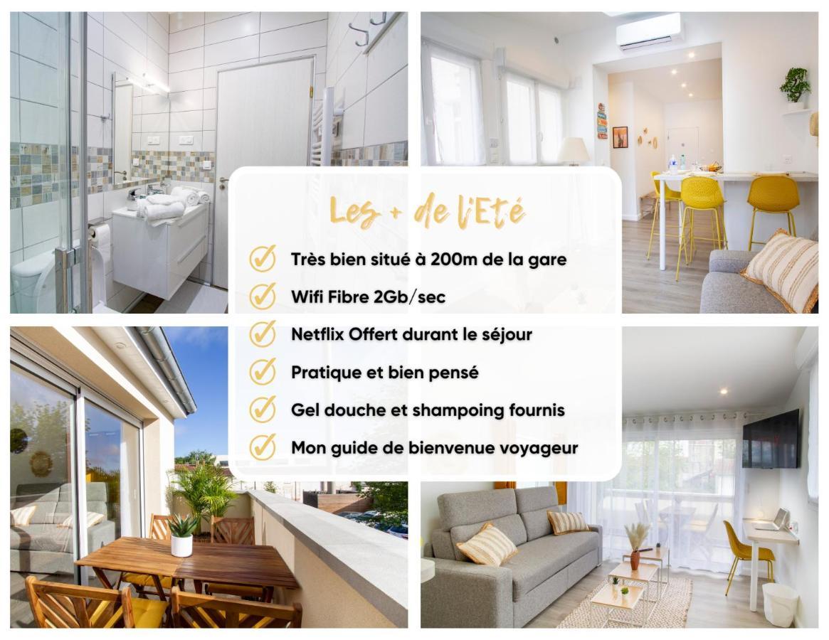Soleil D'Ete - Netflix & Wifi - Balcon - Climatisation - Parking Gratuit - Check-In 24H24 - Emplacement Velos - Goodmarning Chalons en Champagne Bagian luar foto